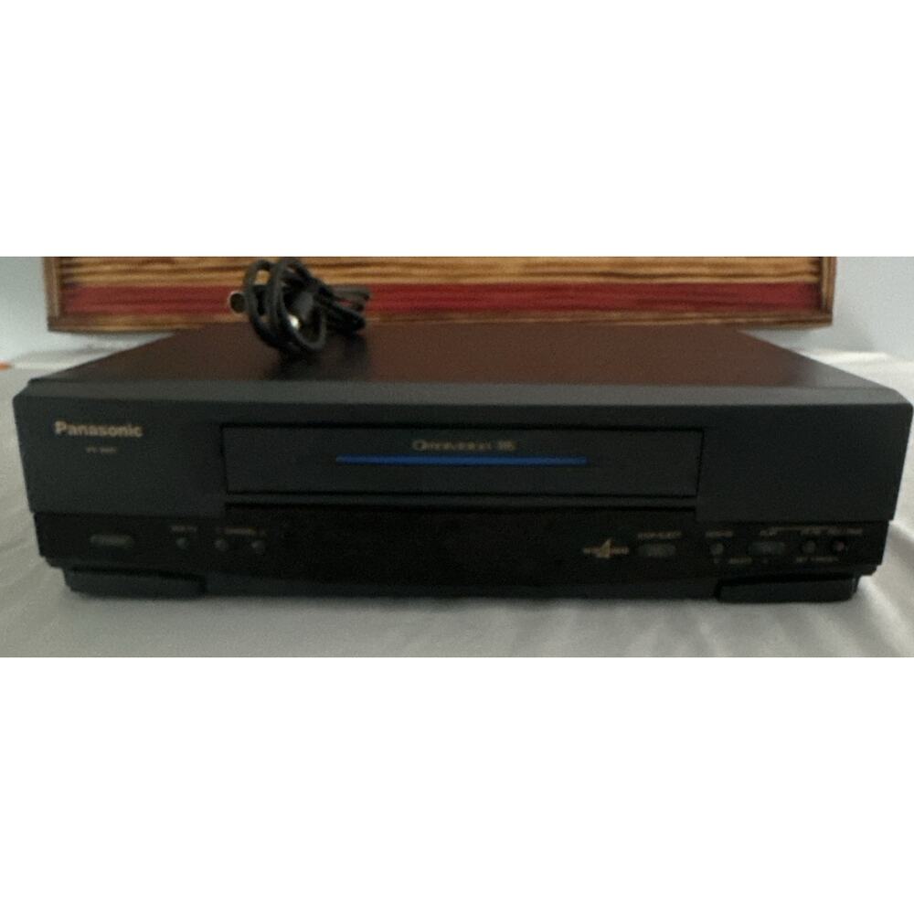 Panasonic Blue Line Omnivision VHS Player VCR PV-4601 No Remote Tested Working